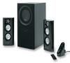 ALTEC LANSING Lautsprecher 2.1 MX5021THX Schwarz + .Audio Switcher Headset-Umschalter + PC Headset 120