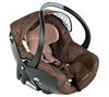 BEBE CONFORT Babyschale Créatis Lifestyle brown + Sockel Créatis + Fußsack Lifestyle brown für Autositz der Klasse 0+ Créatis