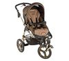 BEBE CONFORT Buggy High Trek Lifestyle brown + Kindersitzbasis Family Fix + Autokindersitz Klasse 0+ Pebble Fossil brown