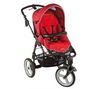 BEBE CONFORT Buggy High Trek Lifestyle red + Autokindersitz Klasse 0+ Pebble Fossil brown