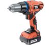 BLACK & DECKER Akkubohrschrauber HP148F4LK + Bohr- und Schraubsortiment/Bitset, 51-teilig A7158