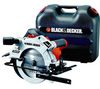 BLACK & DECKER Kreissäge KS1600LK + 20er Pack Einweg-Atemschutzmasken