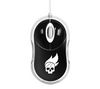 BLUESTORK Optische Maus Bumpy Skully + Hub 4 USB 2.0 Ports