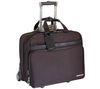 BRIC'S Pininfarina Piloten-Trolley 2 Rollen 40 cm Dunkelbraun + Reiseset