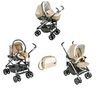 CAM Kombikinderwagen Combi Family Beige-Hellbraun