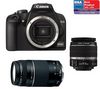 CANON EOS  1000D + Objektiv EF 18-55 mm + Objektiv EF 75-300 mm + Zubehörset DSLR Kit 1