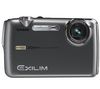 CASIO Exilim  EX-FS10 graphit + Ultrakompakte PIX-Ledertasche + Speicherkarte SDHC Ultra 8 GB