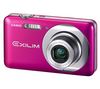 CASIO Exilim Zoom  EXILIM ZOOM EX-Z800 - Digitalkamera - Kompaktkamera - 14.1 Mpix - optischer Zoom: 4 x - unterstützter Speicher: SD, SDHC - Vivid Pink + Ultrakompakte PIX-Ledertasche + SDHC-Speicherkarte 4 GB