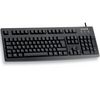 CHERRY Tastatur G83-6104 schwarz + Spender EKNLINMULT mit 100 Feuchttüchern + USB 2.0-4 Port Hub