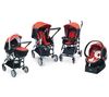 CHICCO Kombi-Kinderwagen Trio Living Andromeda + Universal-Fußsack Coffee