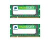 CORSAIR Value Select Notebook-Speicher 4 GB (Kit 2x 2 GB) DDR2-SDRAM PC2-5300 CL5 (VS1GSDS533D2)