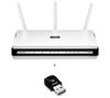 D-LINK Set aus WLAN-Router DIR-655 + Wireless Nano USB-Adapter DWA-131