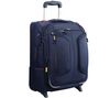 DELSEY Trolley Green Days 2 Rollen 64 cm Blau-Gelb + Reiseset mit aufblasbarer Kopfstütze