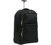 DELSEY Trolley ODC II 2 Rollen 64 cm Schwarz-Nussbraun + Reiseset mit aufblasbarer Kopfstütze