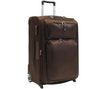 DELSEY Trolley X'pert Lite 2 Rollen 66 cm Braun + Reiseset mit aufblasbarer Kopfstütze