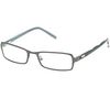 DWIG Brille DWO011 C1 Metalleffekt/schwarz/weiß