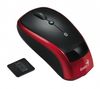 GENIUS Maus Navigator 905BT - Rot + USB-Hub 4 Ports UH-10 + Spender EKNLINMULT mit 100 Feuchttüchern + Mauspad Jersey Cloth - silber