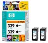 HP 2er Pack Tintenpatronen No 339 - Schwarz