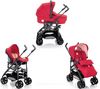 INGLESINA Zippy System Fiamma + Kinderwagengestell Zippy Grafite für Zippy System Ecru und Fiamma