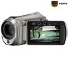 JVC High-Definition-Camcorder GZ-HM300 - silver + SDHC-Speicherkarte 8 GB