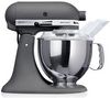 KITCHENAID Multifunktionsküchenmaschine Artisan 5KSM150PSEGR Anthrazitgrau + Stahlkegelmahlwerk-Vorsatz Jupiter 476800 + Getreidemühle Jupiter 476750 + Flockenquetsch-Vorsatz Jupiter 476860