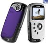 KODAK Wasserdichter Mini-Camcorder Playsport - Violett + Akku KLIC-7004-kompatibel + SDHC-Speicherkarte 4 GB + USB-Netztteil Black Velvet