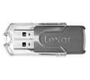 LEXAR USB-Stick JumpDrive FireFly 8 GB + Spender EKNLINMULT mit 100 Feuchttüchern + Gas zum Entstauben aus allen Positionen 250 ml