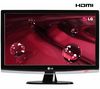 LG TFT-Bildschirm 58 cm (23 Zoll) wide W2353V-PF (2ms) + Kabel HDMI-Stecker / HDMI-Stecker - 2 m (MC380-2M) + Adapter HDMI weiblich / DVI-D männlich CG-281HQ - Connector gold