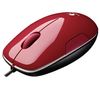 LOGITECH Laser Maus LS1 - Rot + Hub 4 USB 2.0 Ports + Spender EKNLINMULT mit 100 Feuchttüchern