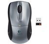 LOGITECH Maus Wireless Mouse M505 silber + Nachfüllpack mit 100 Feuchttüchern + Spender EKNLINMULT mit 100 Feuchttüchern