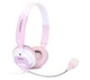 NGS Headset MSX6Pro - rosa + Hub Plus 7 Schnittstellen USB 2.0 - weiß