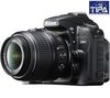 NIKON D90 + Zoomobjektiv AFS VR DX 18-55mm f/3,5-5,6 G + Tasche Reflex 15 X 11 X 14.5 CM + SDHC-Speicherkarte Premium 32 GB 60x