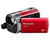 PANASONIC Camcorder SDR-S50 - rot + Speicherkartenleser 1000 in 1 USB 2.0 + Tasche  + SDHC-Speicherkarte 8 GB