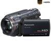 PANASONIC HD-Camcorder HDC-HS700 + Tasche 26601 + Lithium-Akku VW-VBG260E1K + SD Speicherkarte 2 GB + HDMi Kabelstecker/HDMi Ministecker männlich (2m)