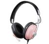 PANASONIC Kopfhörer RP-HTX7 rosa + Audio-Verlängerungskabel 3,5-mm-Klinken-Stecker/Kupplung Stereo, 3 m