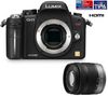 PANASONIC Lumix  DMC-GH1 - Schwarz + Objektiv 14-42 mm + Lithium-Ionen-Akku DMW-BLB13E