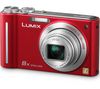 PANASONIC Lumix  DMC-ZX1 rot + Tasche Compact 11 X 3.5 X 8 CM Schwarz + SDHC-Speicherkarte 8 GB