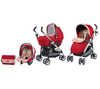 PEG PEREGO Pliko P3 Modular-System Red Step + Buggy Board Maxi Schwarz