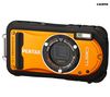 PENTAX Optio  W90 Metallic-Orange + Tasche Compact 11 X 3.5 X 8 CM Schwarz + SDHC-Speicherkarte 16 GB  + Akku D-LI88 + Speicherkartenleser 1000 in 1 USB 2.0