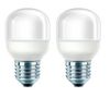 PHILIPS 2er Pack Energiesparlampen 8 W E27 Eco Ambiance