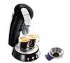 PHILIPS Kaffeemaschine Senseo HD7824/63 + Padhalter HD7001/01 + Wassertank zu 