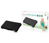 PLAYFECT Balance Board für Wii - Schwarz + 4 Akkus + Wii Fit Plus (Spiel) [WII]