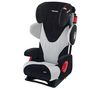 RECARO Autokindersitz Klasse 2/3 Start - Mikrofaserbezug black/silver + Fußstütze für Recaro Start