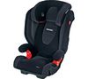 RECARO Kindersitz Klasse 2/3 Monza - Mikrofaser - Black-Aquavit + Tragbarer DVD-Player Hello Kitty