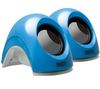 SWEEX Lautsprecher Notebook Speaker Set SP137 - Blue Lagoon + .Audio Switcher Headset-Umschalter + Nachfüllpack mit 100 Feuchttüchern