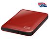 WESTERN DIGITAL My Passport Essential WDBACY5000ARD - Festplatte - 500 GB - extern - SuperSpeed USB - Real Red + Etui SKU-PHDC-1 Blau