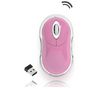 BLUESTORK Wireless-Maus Bumpy Air - rosa + Spender EKNLINMULT mit 100 Feuchttüchern + Gas zum Entstauben aus allen Positionen 250 ml + Nachfüllpack mit 100 Feuchttüchern