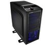 COOLER MASTER PC-Gehäuse Storm Sniper Black + Gehäuselüfter Neon LED 120 mm - Blau + PC-Lüfter Blade Master 80 mm + Anti-Vibrations-Plugs aus Gummi für Lüfter (4 Stück)