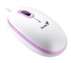 GENIUS Maus ScrollToo 200 - rosa + USB-Hub 4 Ports UH-10