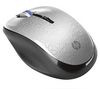 HP Drahtlose Maus Wireless Optical Mobile Mouse WE790AA - silver + USB-Hub 4 Ports UH-10 + Spender EKNLINMULT mit 100 Feuchttüchern + Mauspad Jersey Cloth - silber